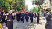 مراسم عزاداری تاسوعای حسینی در کرمانشاه برگزار شد