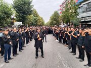 دسته‌های عزاداری مساجد تالش در تجمع عزاداران تاسوعای حسینی