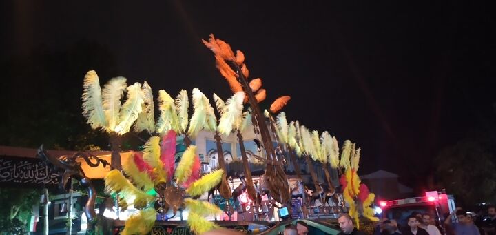 عزاداری مردم گیلان در شب تاسوعای حسینی