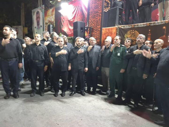 اجتماع عزاداران هیئت حزب‌الله علوی خرم‌آباد در تاسوعای حسینی