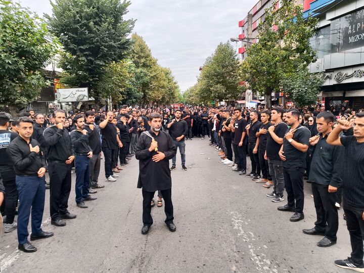 دسته‌های عزاداری مساجد تالش در تجمع عزاداران تاسوعای حسینی