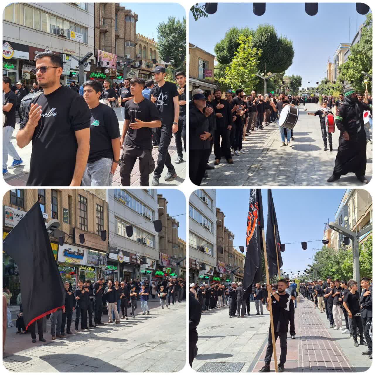 شور حسینی در قلب سنندج؛ روایت تاسوعایی پرشور