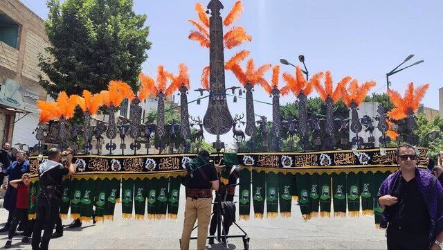 مراسم عزاداری تاسوعای حسینی در کرمانشاه برگزار شد