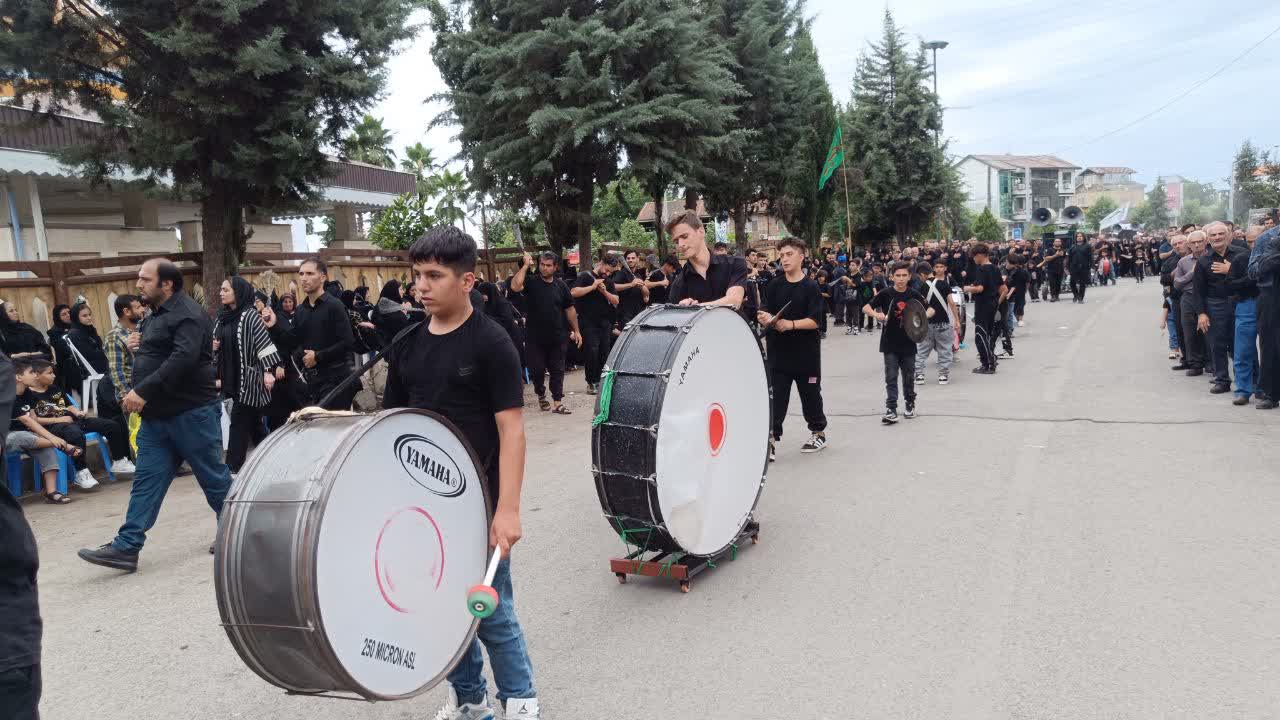 گیلان یکپارچه عزادار عاشورای حسینی