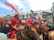 آیین عاشورایی تعزیه در ضیابر برگزار شد