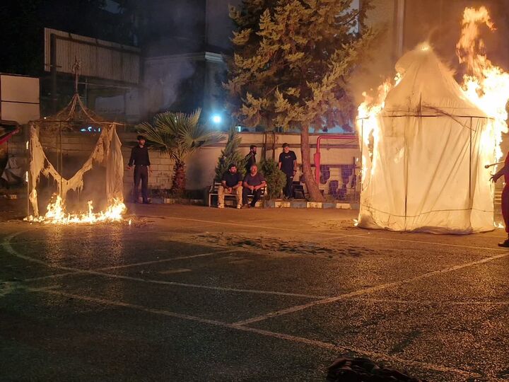 عزاداری مازندرانی‌ها در سوگ اسارت خاندان اهل بیت