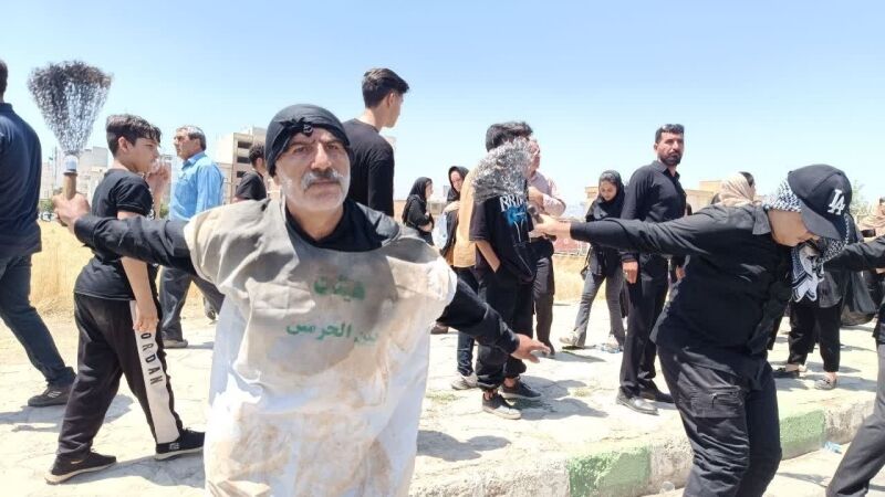 دل‌های عاشق در تپش عزای حسین (ع)؛ کرمانشاه غرق در ناله‌ی عاشورا