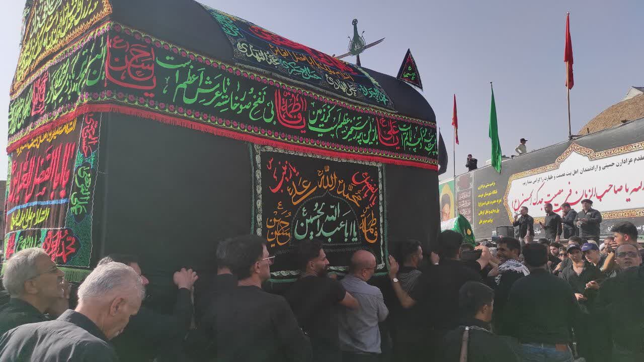 «بیلزنی» نمادی از عشق ۲۵۰ ساله مردم خوسف به امام حسین (ع)