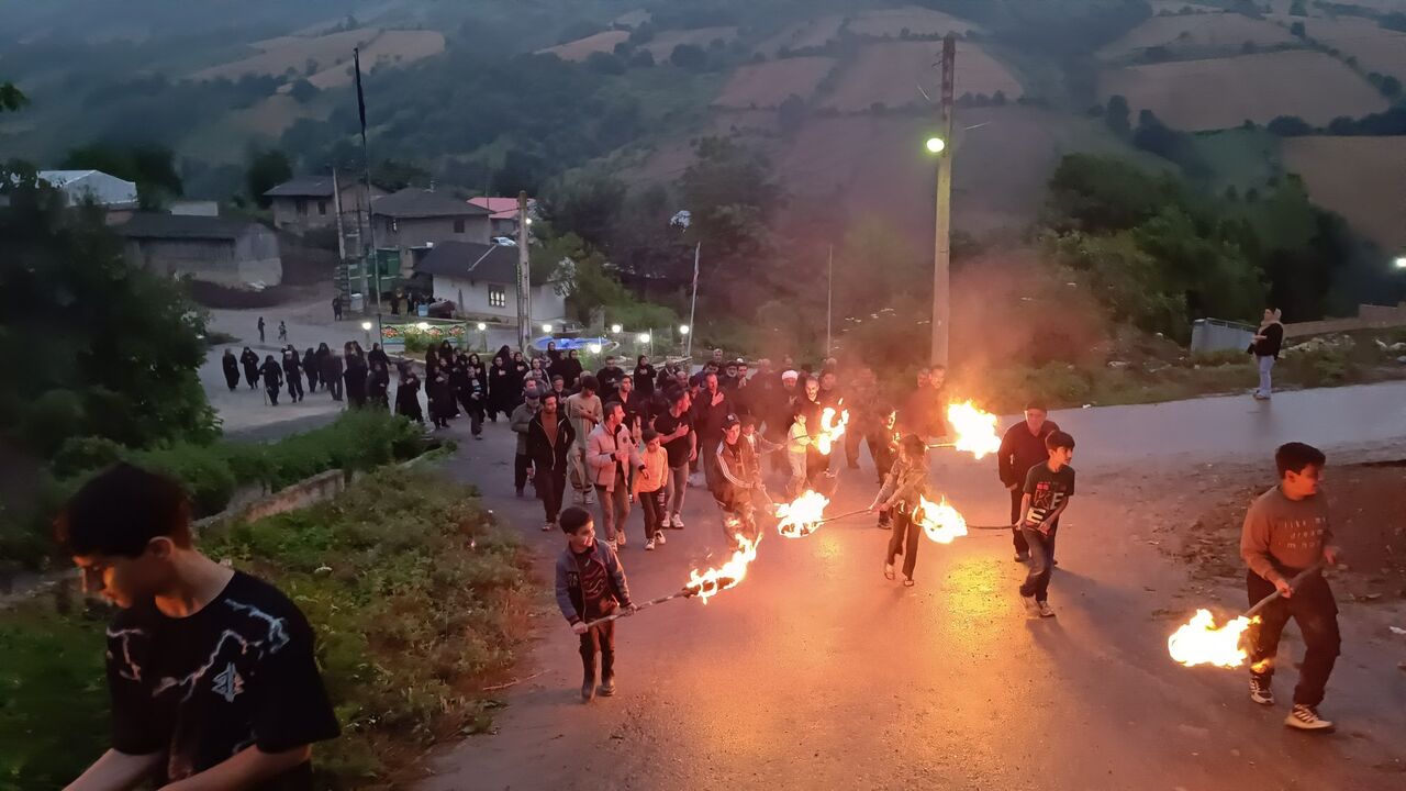 عزاداری مازندرانیها در سوگ اسارت خاندان اهل بیت