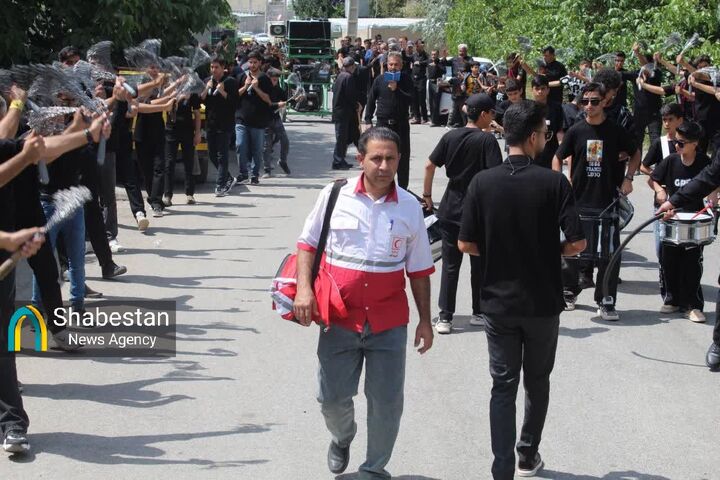 ارائه خدمات هلال احمر کرمان به بیش از ۵۰۰ نفر در تاسوعا و عاشورا