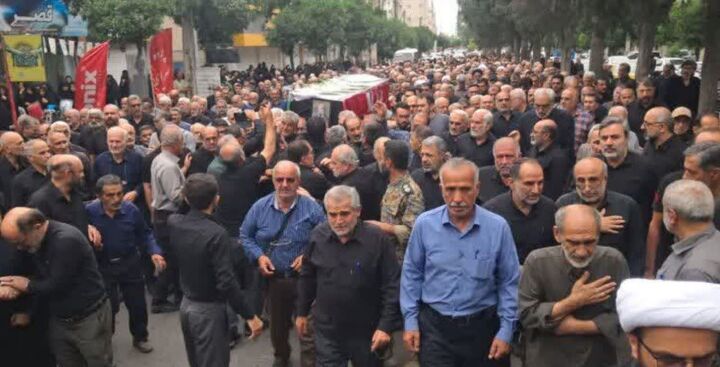تشییع باشکوه مدیر کانون مسجد فاطمه‌الزهرا نیالا در بهشهر