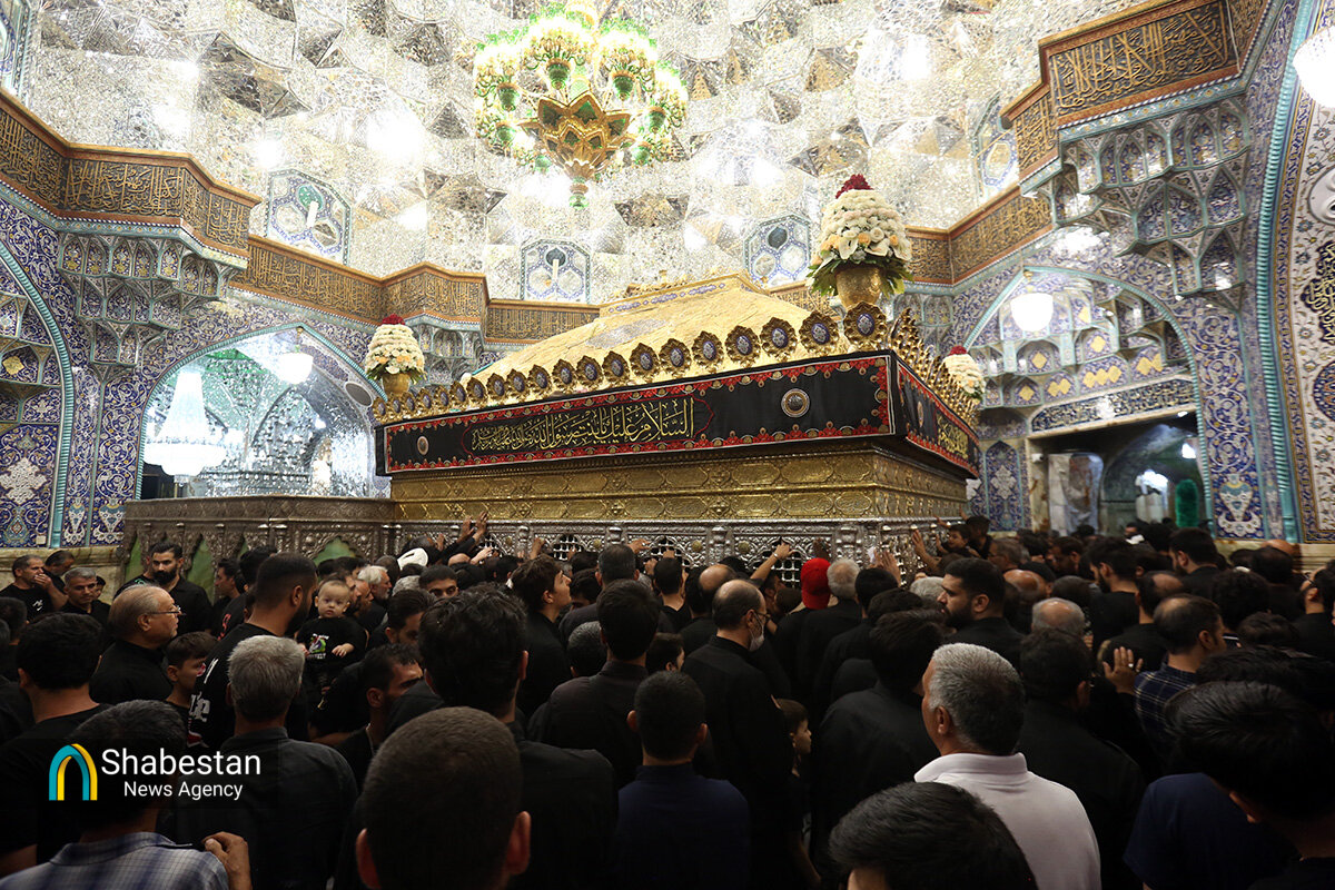 حال و هوای حرم بانوی کرامت در شام غریبان امام حسین (ع)