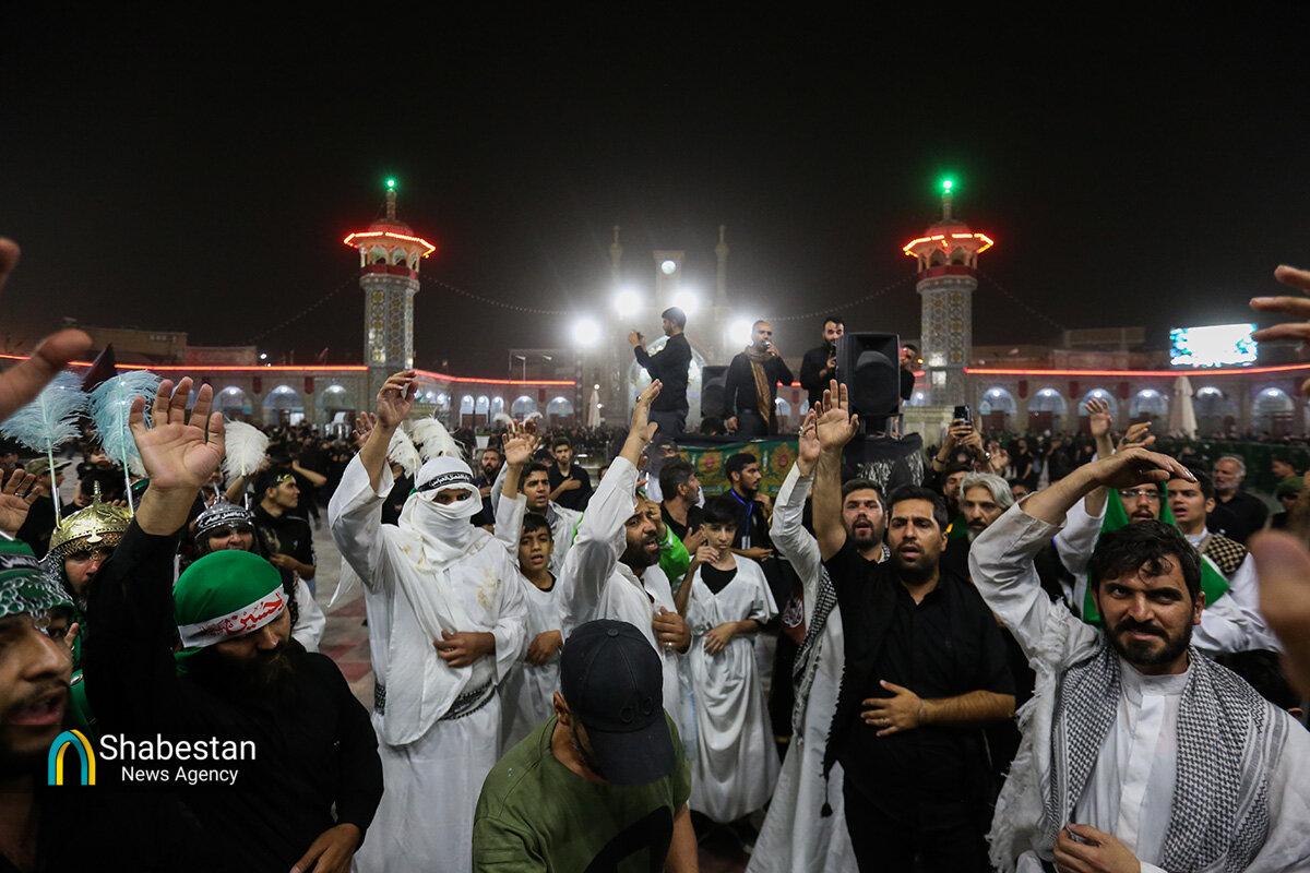 حال و هوای حرم بانوی کرامت در شام غریبان امام حسین (ع)