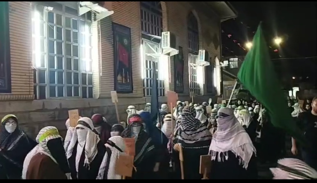 آئین تدفین شهدای کربلا توسط بانوان گیلانی با نماد قوم بنی اسد