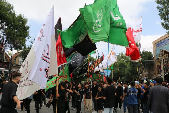 آئین سنتی سومین روز شهادت شهدای کربلا در اردبیل برگزار شد