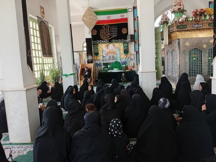 برگزاری تجمع رهروان زینبی در امامزاده علوی(ع)