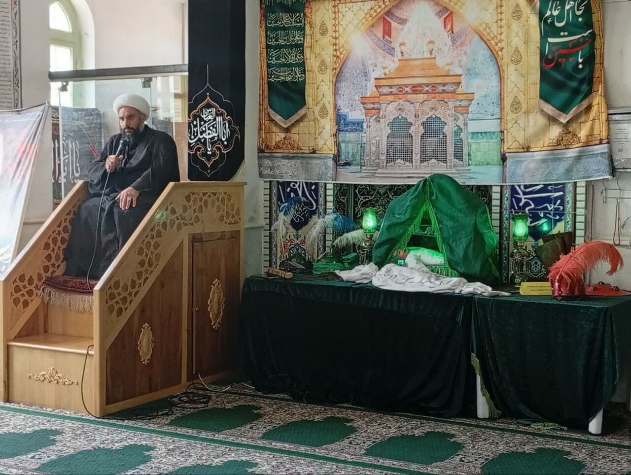 برگزاری تجمع رهروان زینبی در امامزاده علوی(ع)