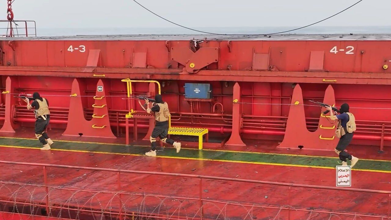 انصارالله یمن تصاویری از غرق شدن کشتی مجیک سیز منتشر کرد+ فیلم و عکس