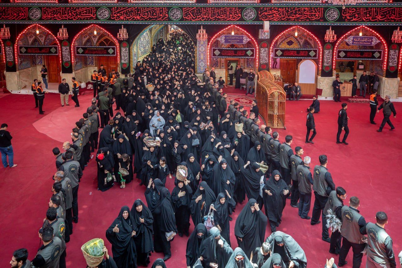 سالروز تدفین پیکر شهدای کربلا+عکس وفیلم