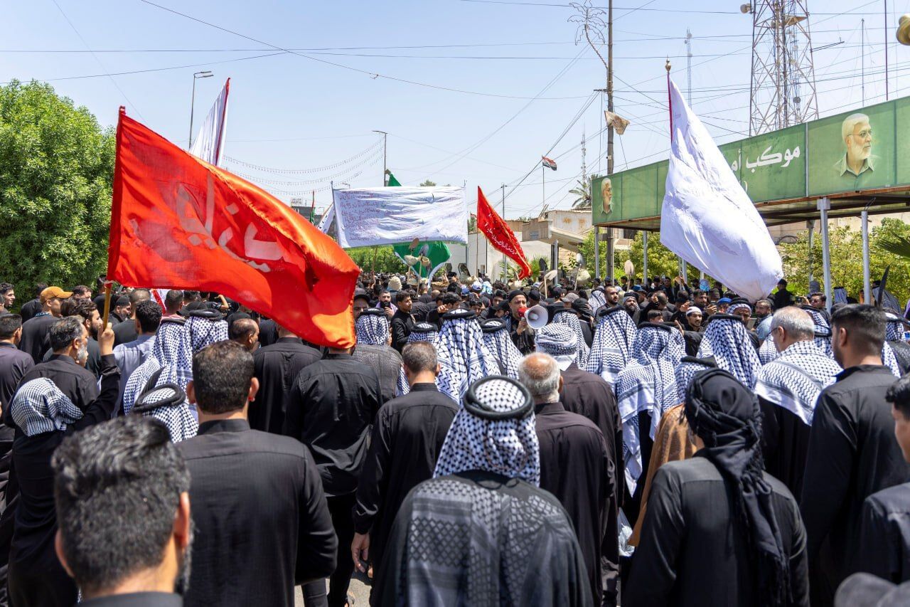 سالروز تدفین پیکر شهدای کربلا+عکس وفیلم