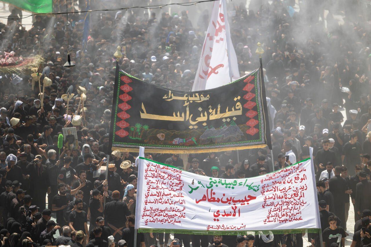 سالروز تدفین پیکر شهدای کربلا+عکس وفیلم