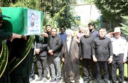 وداع باشکوه کرمانشاهیان با شهید مدافع وطن «عباس رشیدی»