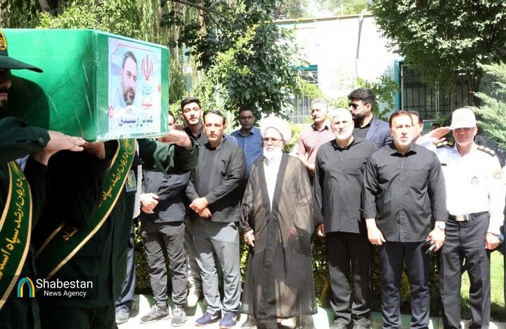 وداع باشکوه کرمانشاهیان با شهید مدافع وطن «عباس رشیدی»