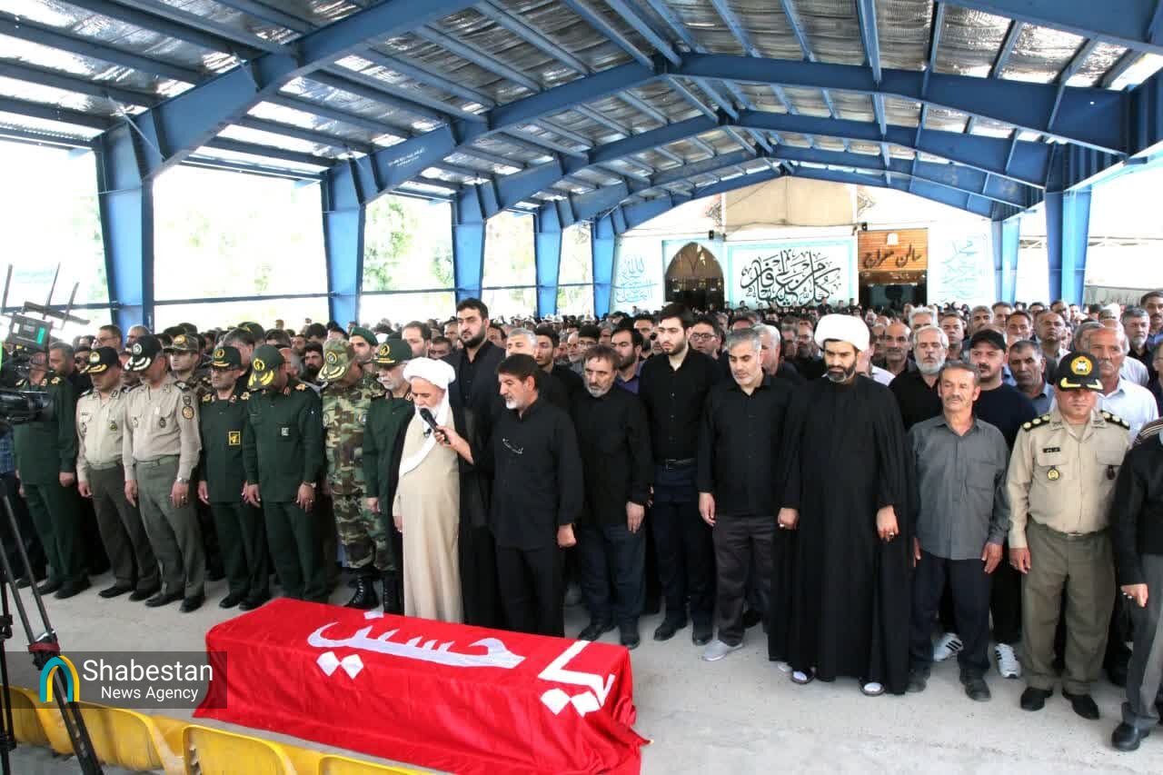 وداع باشکوه کرمانشاهیان با شهید مدافع وطن «عباس رشیدی»