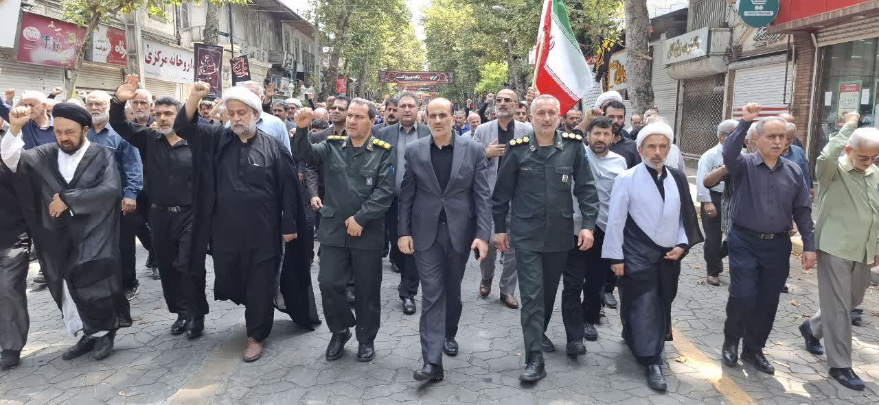 راهپیمایی جمعه خشم و نصر در سراسر گیلان برگزار شد