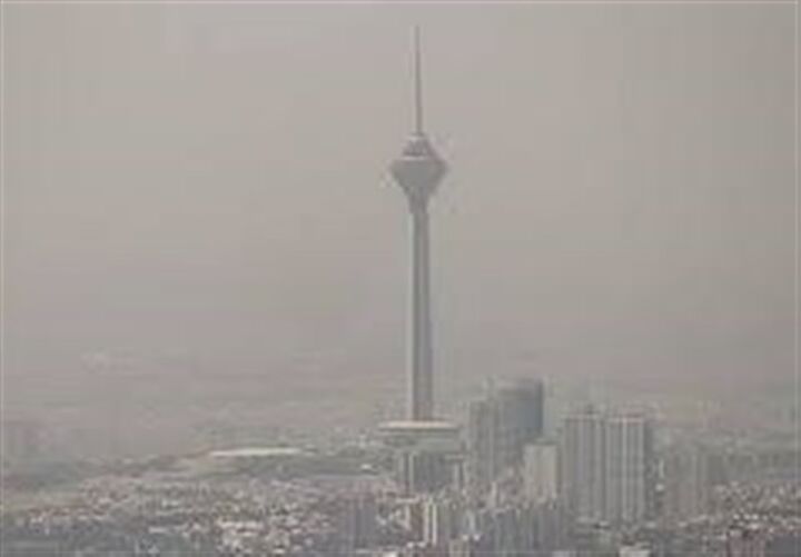 وضعیت هوای تهران نارنجی و هوا همچنان آلوده است
