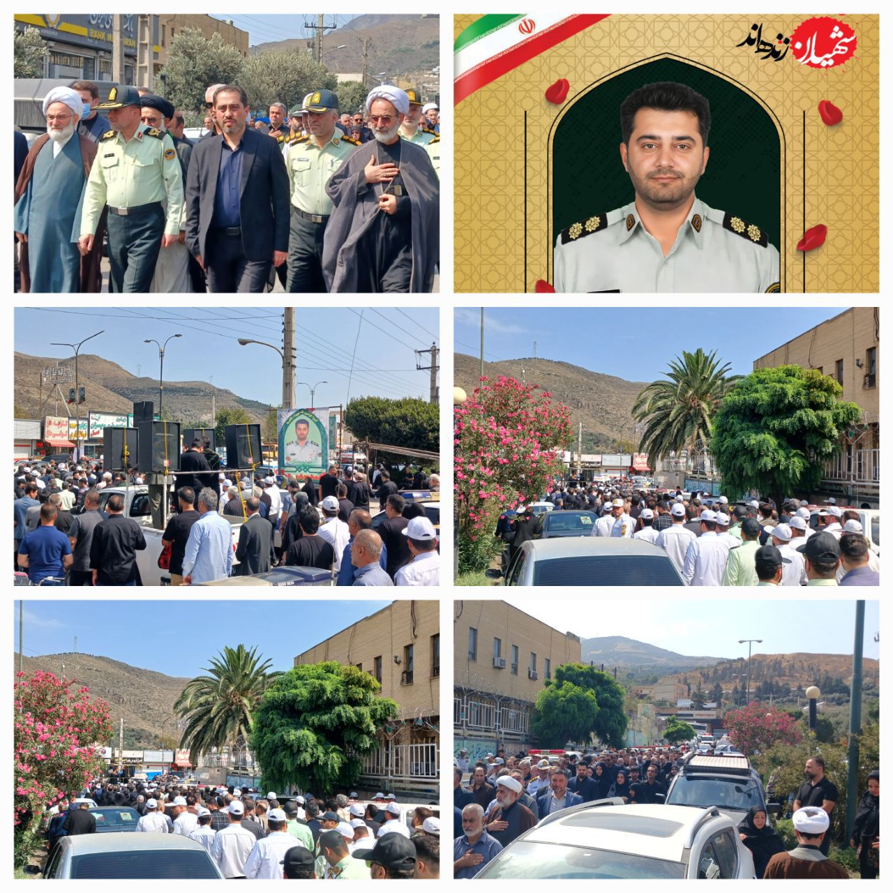 پیکر  مطهر شهید مهرپور در رودبار تشییع شد