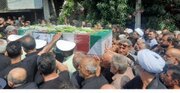پیکر  مطهر شهید مهرپور در رودبار تشییع شد