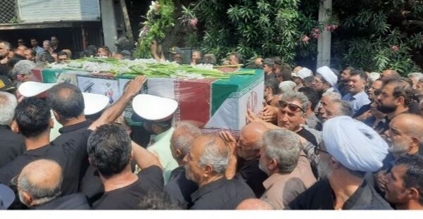 پیکر  مطهر شهید مهرپور در رودبار تشییع شد