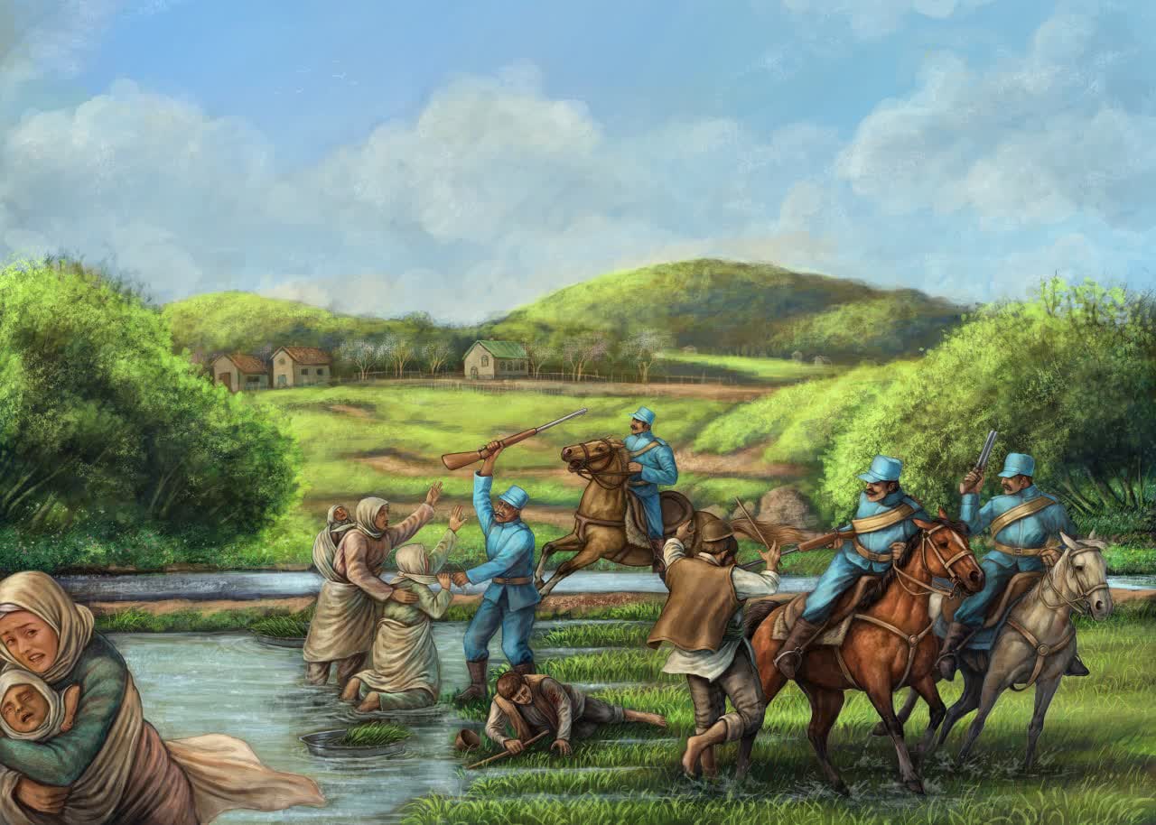 رونمایی نقاشی «صحن گیلان» همزمان با سالگرد قیام گوهرشاد در رشت