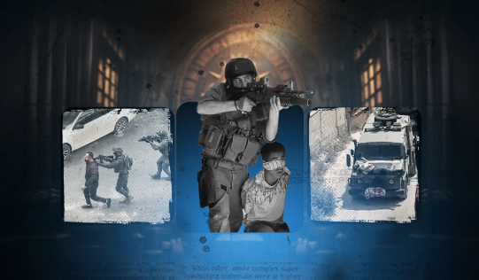 انتشار تصویر جدید از استفاده فلسطینیها به عنوان سپر انسانی توسط اشغالگران صهیونیست+ عکس