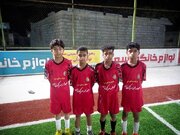 شرکت نونهالان فوتبالیست مسجدی کردر رضوی در تست تیم فولاد هرمزگان
