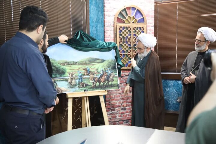 رونمایی نقاشی «صحن گیلان» همزمان با سالگرد قیام گوهرشاد در رشت