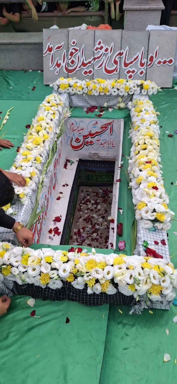 از میدان تا حرم، اشک تا بهشت؛ آران و بیدگل با شهید «فتح‌ٌقریب» وداع کرد