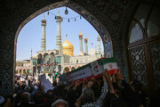 تشییع شهدای حملات رژیم صهیونیستی در حرم حضرت معصومه(س)