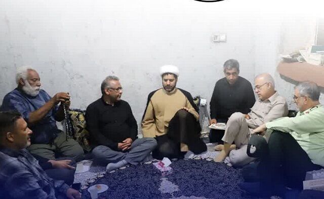 دیدار استاندار هرمزگان با خانواده شهدای حملات تروریستی رژیم صهیونیستی