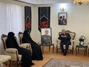دیدار رییس بنیاد شهید با خانواده سردار حسین سلامی