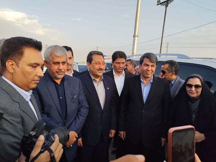 وزیر صمت وارد جیرفت شد