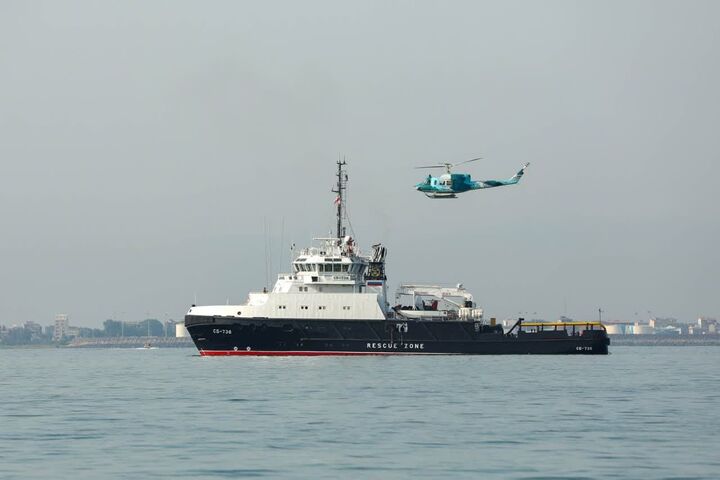 ورود شناور نیروی دریایی فدراتیو روسیه به منطقه رزمایش خزر