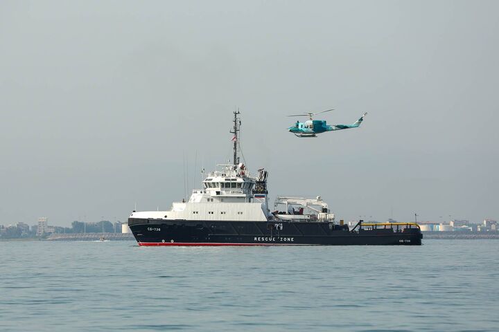 ورود شناور نیروی دریایی فدراتیو روسیه به منطقه عمومی رزمایش خزر