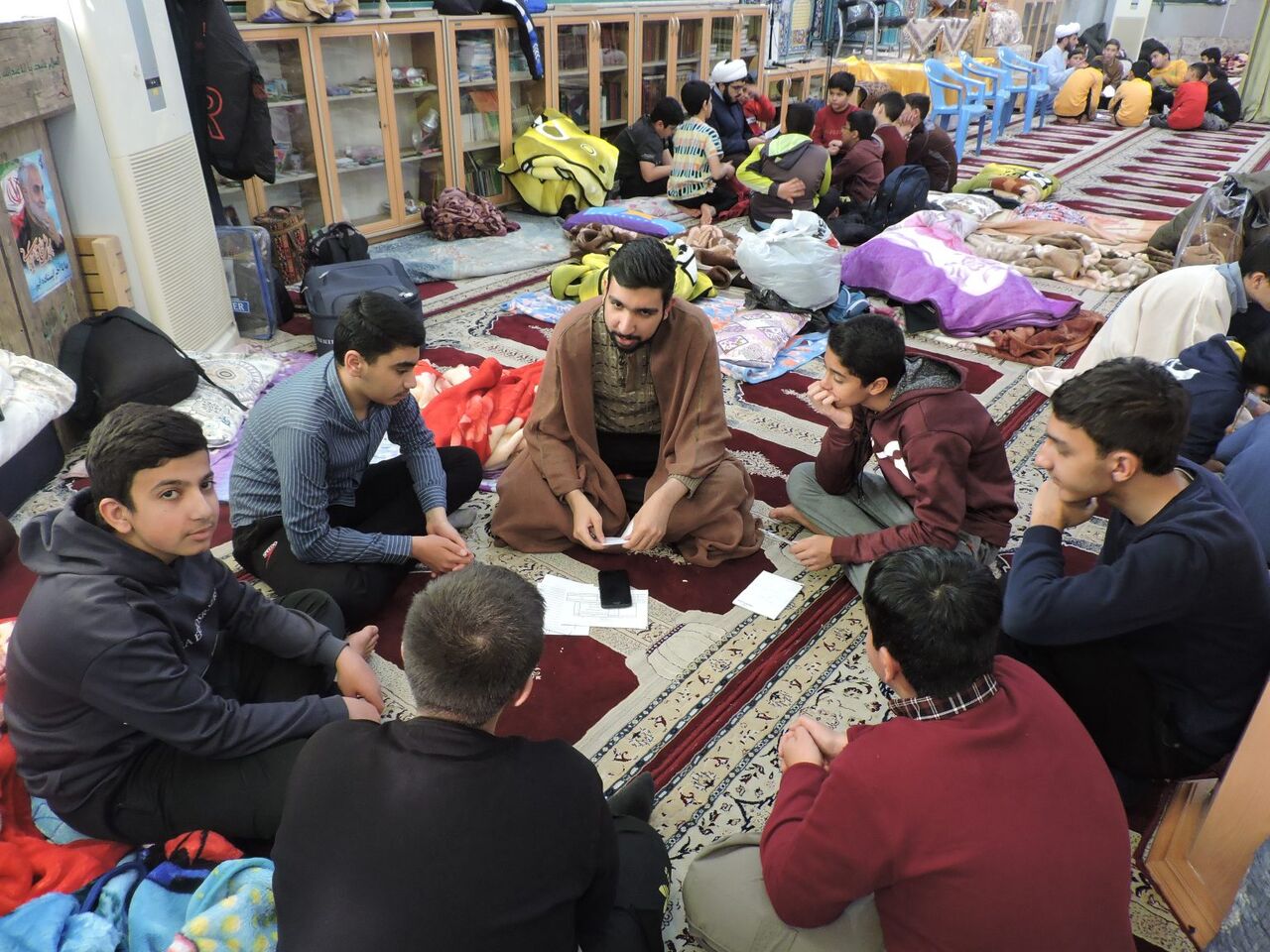 مسجدی که با تأسیس مدرسه، ۲۴ ساعت فعال است