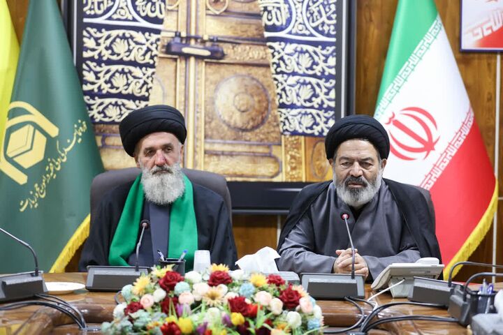 دیدار نماینده ولی فقیه در وزارت دفاع با سرپرست حجاج ایرانی