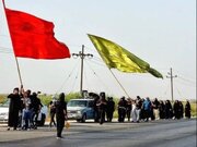 پیاده‌روی زائران خوزستانی به سمت کربلای معلی