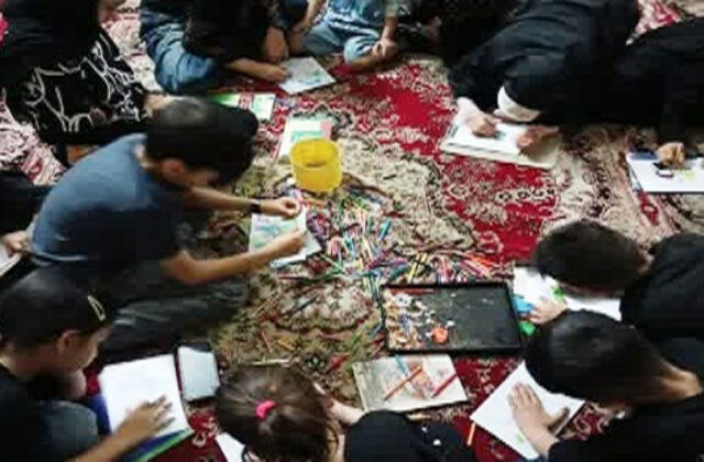 روایت کربلا با مدادرنگی؛ وقتی عاشورا از پنجره چشم کودکان دیده می‌شود