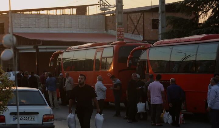 خادمین موکب اربعین قائم‌شهر راهی کربلا شدند