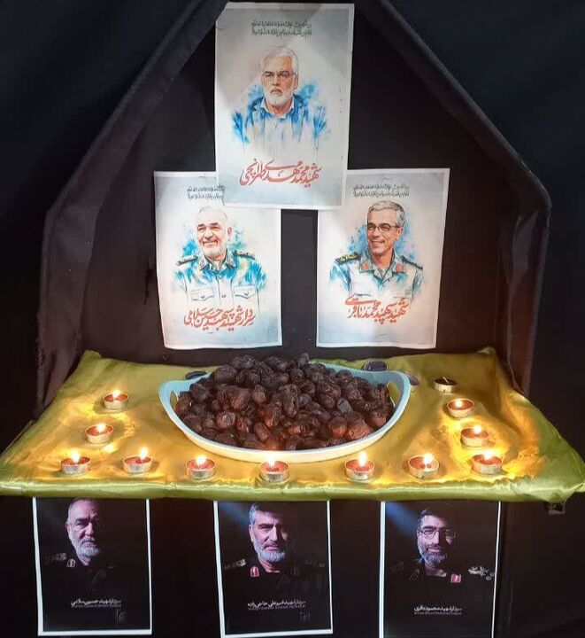 برپایی محفل قرآنی در اربعین شهدای دفاع مقدس در سنگر